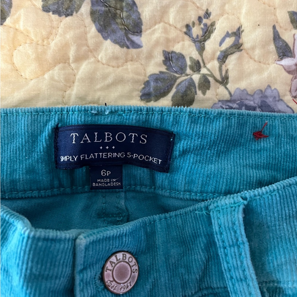Tablots petite corduroy pants